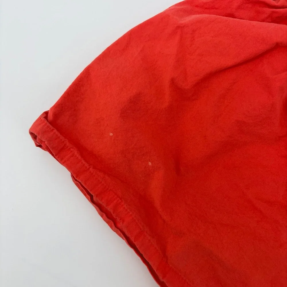 Showpo Paperbag‎ Waist Shorts Women Size 6 Red High Rise Relaxed Summer